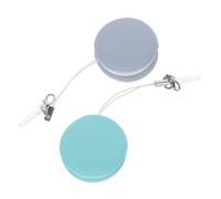 POPETPOP Mobile Phone Screen Cleaner 2Pcs Pendant Set with Green and Blue Soft Wipes, Compact Portable Cleaning Tool for Small Cellphones and-The-Go Use