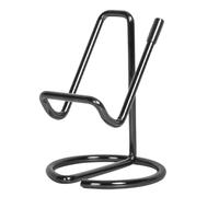 POPETPOP Mobile Phone Stand Desk Holder for Phone with Iron Material and Comfortable Use, Classic Black Design Suitable for Watching Movies and Occasions, Desktop Support for Stable Viewing