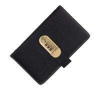 POPETPOP Money Saving Challenge Binder with Password Lock, Pattern Pu Cash Organizer, Savings Tracker Budget Planner with 100 Envelopes for Secure Money Storage in Personal Finance