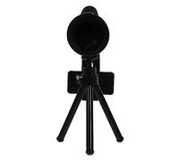 POPETPOP Monocular Telescope for Mobile Phone High Definition Single Tube Magnifying for Outdoor Camping and Bird Watching Black