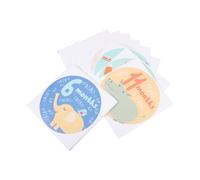 POPETPOP Monthly Newborn Milestone Stickers to Capture Memories and Record Milestones Delicate Paper Material for Baby Girls and Boys for Pictures and Scrapbooking