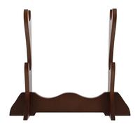 POPETPOP Multi-Tier Bamboo Flute Display Rack Horizontal Piccolo Stand, Wooden Woodwind Instrument Holder for Desktop Storage and Home Decor