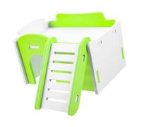 POPETPOP Multifunctional Hamster Hideout House Ramp Guinea Pig Carrier Boredom Breaker Small Animal Maze Cage Accessory