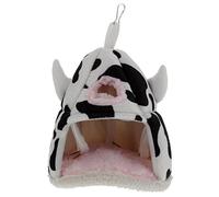 POPETPOP Multilayer Cotton Pet Bed Warm Guinea Pig Nest Small Animal Hammock Double-layer Cozy Hamster House Suitable for Winter Shelter