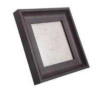 POPETPOP Nail Art Display Frame Fake Tips Wooden Photo Frame 7.3x7.3" Retro Vintage Style Acrylic Wood Nail Color Presentation Space-saving Installation for Home DIY and Professional Beauty