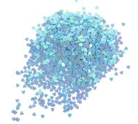 POPETPOP Nail Art Sequins Confetti Easy to Apply Nail Decoration 5 Sets Heart Shaped Pvc Material for Valentine's Day Party Table Decoration for Hen Night Party