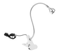 POPETPOP Nail Manicure Dryer UV Lamp with 4 Adjustable Brightness Levels Silver Desktop Nail Art Light for Gel Glue Curing USB Powered for Professional and Home Use