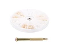 POPETPOP Nail Piercing Pendant Drill Tool Set with Star and Moon Charms Manicure Nail Art Accessory Random Color Random Color