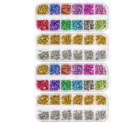 POPETPOP Nail Studs Metal Cone Spike Charms Jewels for Halloween Party Carnival Decoration Nail Art Accessories Punk Goth Style