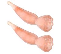 POPETPOP Natural Beeswax Face Massage Stick 2pcs for Acupoint Therapy and Meridian Stimulation, Portable Facial Roller Tool for Relaxation and Skin Care