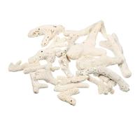 POPETPOP Natural Coral Stone Aquarium Filtration Substrate Decorative Gravel for Fish Tank Landscape with Random Color for Reef and Freshwater