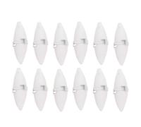 POPETPOP Natural Cuttlebone Chew Easy to Absorb and Safe to Chew with Metal Holder 12 Sets Calcium Supplement and Teeth Molar for Small Pets and Turtles for Birds and Hamsters