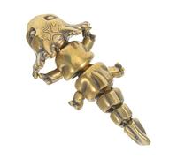 POPETPOP Newt Size 9.20x4.10x2.10cm Brass with Movable Joints Figurine Realistic Simulation Miniature Reptile Sculpture, Versatile Decoration Artistic Design for Desk and Home