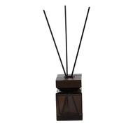POPETPOP No Fire Aromatherapy Bottle Kit 100Ml Glass with Ash Wood Lid and Rattan Sticks Flameless Diffuser for Yoga and Meditation