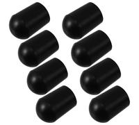 POPETPOP Non-slip Rubber Endpin Tips for Enhanced Stability during Playing and Performance 8pcs Portable Musical Instrument Accessories Black Replacement Parts for Cello and Double Bass