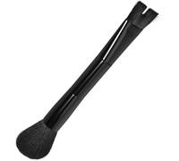 POPETPOP Nose Shadow Brush Double Ended Makeup Brush U-shaped Black Ps Nylon Aluminium for Makeup Beginners