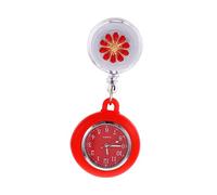 POPETPOP Nurse Fob Watch Retractable Nursing Pocket Watch Fashionable Hanging Clip-on Design Practical Medical Accessory for Healthcare Professionals in Clinical Settings