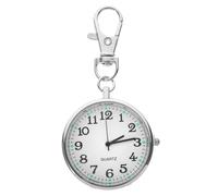 POPETPOP Nurse Keychain Pocket Watch Portable Fob Watch for Nurses Medical Staff Dial Timekeeping Tool Holiday Present for Doctors Students Convenient Clip Design