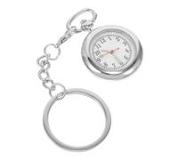 POPETPOP Nurses Fob Watch for Women with Keyring Design Hanging Pocket Pendant Clear Dial Medical Chest Watch Nurse Accessories Work Gift