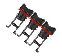 POPETPOP Nylon Scupper Plug Kit 3 Pieces Threaded Drain Plugs for Kayak Canoe Hull Protection in Fresh and Brackish Water