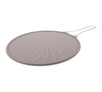 POPETPOP Oil Proofing Lid Splatter Screen for Frying Pan Silicone Anti-Splash Guard with Heat Resistant Handle Suitable for Home Cooking Random Colour