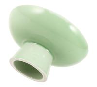 POPETPOP Outdoor Ceramic Butterfly Feeder and Bee Watering Station round Smooth Surface, Light Green Birdbath Basin for Yard and Garden Ecological Observation and Pollination Support