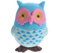 POPETPOP Owl Vehicle Vent Decoration Charm Diffuser Air Freshener in Blue Pvc Material Car Vent Clip Car Interior Decor