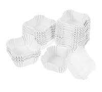 POPETPOP Paper Cupcake Cups and No Peculiar Smell 2000pcs with Beautiful Shape White for Direct Food Reusable Muffin Liners for Bridal Shower and Restaurant Baking