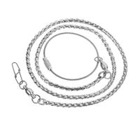 POPETPOP Parrot Anklet Stainless Steel Foot Chain Birds Anklet Metal Ankle Chain for Cockatiels Pet Parrot