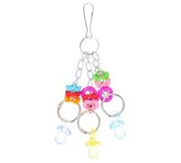 POPETPOP Parrot Bite Acrylic Chewing for Parakeets and Parrots, Promotes Fun and Grinding, Sturdy Bird Tearing Suitable for Cage Use and Cognitive Development Random Color
