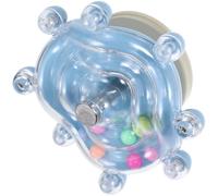 POPETPOP Parrot Cage for Small Birds and Parakeets Chewing Fun Made of Abs and Stainless Steel Easy Installation Fits Sizes of Parrot Cages Interactive Bird Chewing