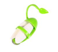 POPETPOP Parrot Chew and Rack Hanger 2pcs with Bone Promotes Clean Teeth and Maintains Agility Green Hanging Bird Chew Suitable for Parrots and