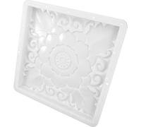 POPETPOP Pavement Mold DIY Garden Paving Mould Garden Paths Concrete Mold White Plastic Easy to Use Easy to Clean Cement Moulds Paving for Courtyards Yard Decoration