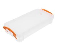 POPETPOP Pencil Box Random Color Large Capacity Plastic Sturdy and Easy to Access Pencil Storage Case for Students and Office Workers for Home and Office Organizing