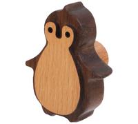 POPETPOP Penguin Furniture Pull Handle Wood Cabinet Knob, Small Animal Door Handle Accessory for Rooms and Bedrooms, Nordic Style