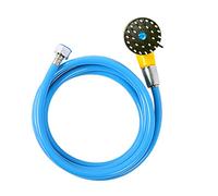 POPETPOP Pet Bathing Shower Sprayer Massager Scrubber Tool Dog Pet Handheld Grooming Head Brush Nozzle for Bath Tub Outdoor Garden 250x6cm