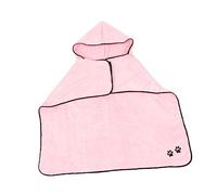 POPETPOP Pet Bathrobe Dog Cat Bathing Towel Absorbent Quick Dry Warm Comfortable