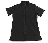 POPETPOP Pet Cosmetologist Uniform for Grooming Anti-static and Apron for Dog and Cat Salons Comfortable Black for Home and Outdoor