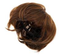 POPETPOP Pet Creative Brown Short Afro Wig with Bangs for Dogs and Cats, Elastic Band Funny Hairpiece Accessory for Halloween Costume and Party Decor Random Color