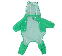 POPETPOP Pet Dog Raincoat Hooded Outdoor Wear for Dogs Comfortable and Practical Rain Gear for Four-legged Friends