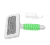 POPETPOP Pet Needle Comb Dog Cat Grooming Tool Dematting Rake for Dogs Cats Long Haired Poodle Face Grooming Brush