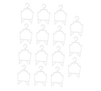 POPETPOP Pet Supplies 15pcs Dog Hangers Coathangers Clips Plastic Material for Indoor Hanging Rod Closet Decorative