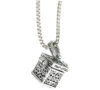 POPETPOP Pet Urn Necklace Titanium Steel Ashes Necklace Leakproof Keepsake for Men Women Boys and Girls