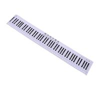 POPETPOP Piano Keyboard Chart 88-Key Finger Training Mat with Keyboard Note Guides for Classroom and Home Use Waterproof Portable Music Practice Pad