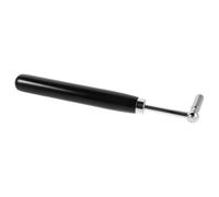 POPETPOP Piano Tuning Wrench and Velvet Bag with Nonslip Handle Black Rod for Precise String Adjustment Fits Upright and Grand Piano Tuning Keys and Music Classrooms