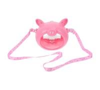 POPETPOP Pig-shaped Hamster Outgoing Cage Made of Sturdy Plastic, Portable Pet Carrying Case Suitable for Hedgehogs and Squirrels during Travel and Sightseeing Activities