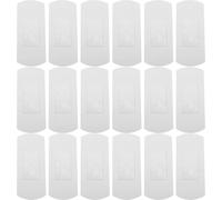 POPETPOP Pillow Window Boxes 50Pcs White Paper 16X7.8X2.5Cm with Window for Candy, Chocolate, Jewelry Display and Party Favour Packaging