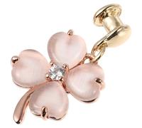 POPETPOP Pink Alloy Watch Strap Decorative Charm Adorable Shape, Practical and Stylish Pendant Fits Silicone Watch Bands for Trendy Everyday Wear