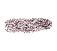 POPETPOP Pink Lace Rose Trim Ribbon 4.5m Decorative Floral Ribbon for Sewing and DIY Wedding Appliques, Beautiful Colors Well Made Embroidered Flowers for Garments and Arts and Crafts