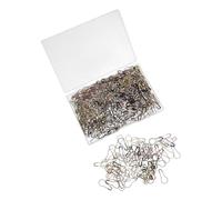 POPETPOP Pins Reliable 21mm Safety Storage with Gourd Metal Small 500pcs Box Fastening and Sturdy Performance for Clothing Crafting, Embroidery, and Special Occasions